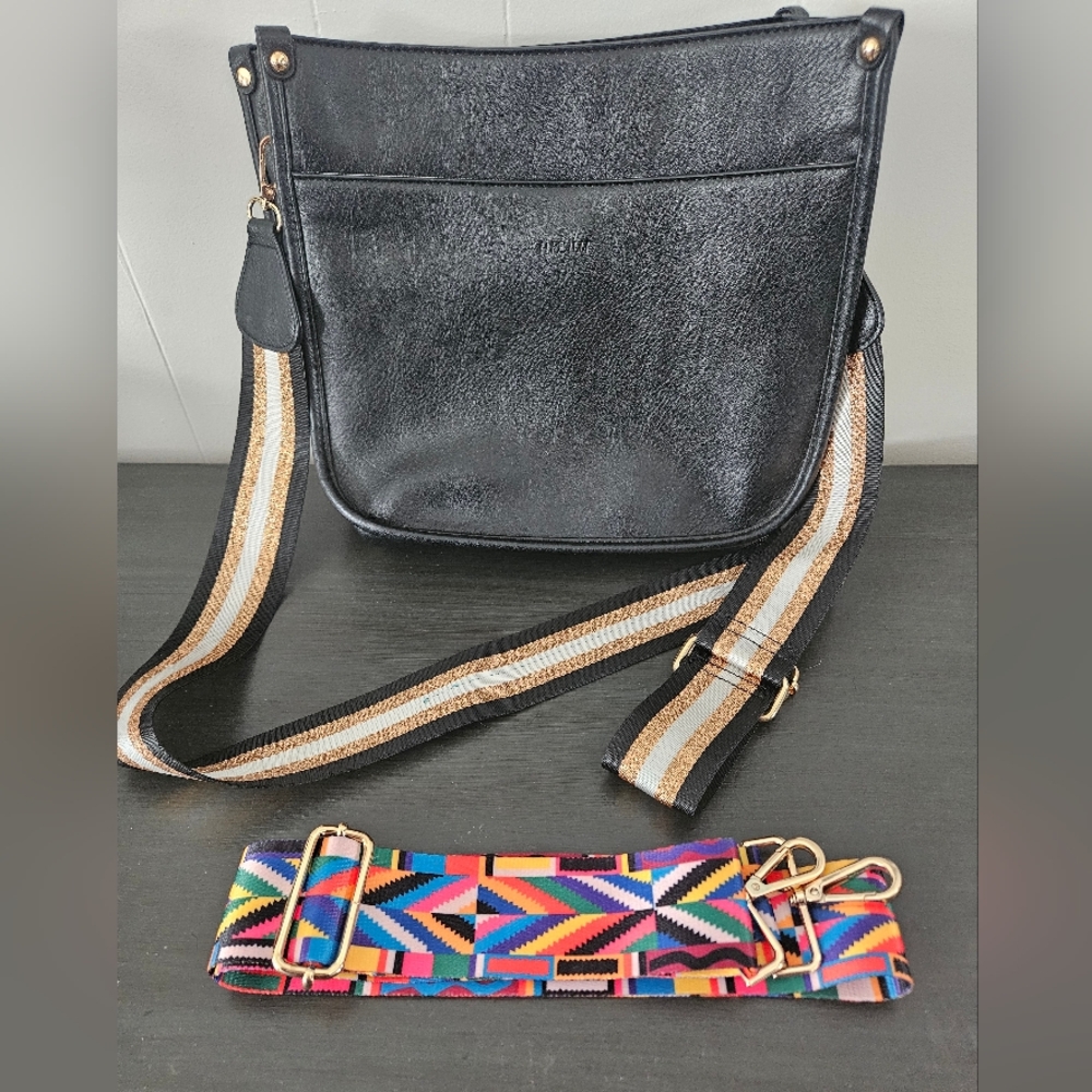 Black handbag